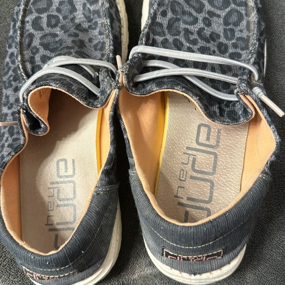 Navy blue/denim cheetah Hey dudes - Picture 4 of 4